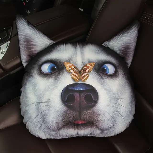 God Annoying Dog Head Pillow Simulation Funny G - Shop at LoveMi