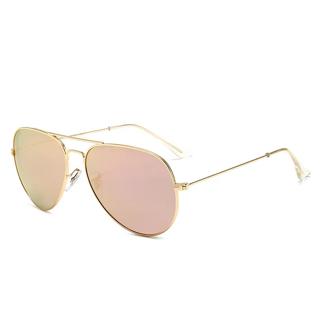 Men's Ultralight Stainless Steel Aviator Sunglasses Pink - Shop at LoveMi