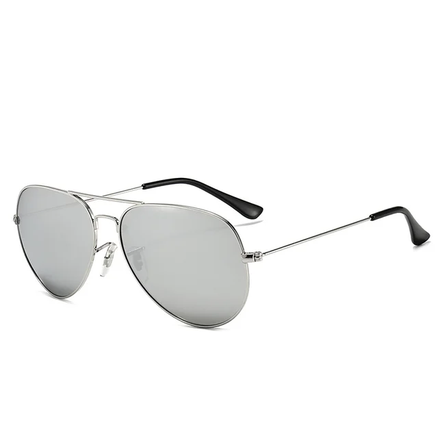 Men's Ultralight Stainless Steel Aviator Sunglasses Silver - Shop at LoveMi