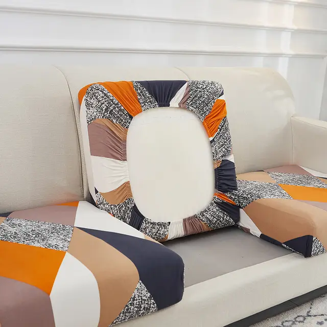 Couch Cushion Cover Half Bag Elastic Universal Sofa Cover Four Seasons Universal Sofa Fitted Sheet Sofa Towel Cover Cloth Colourful - Shop at LoveMi