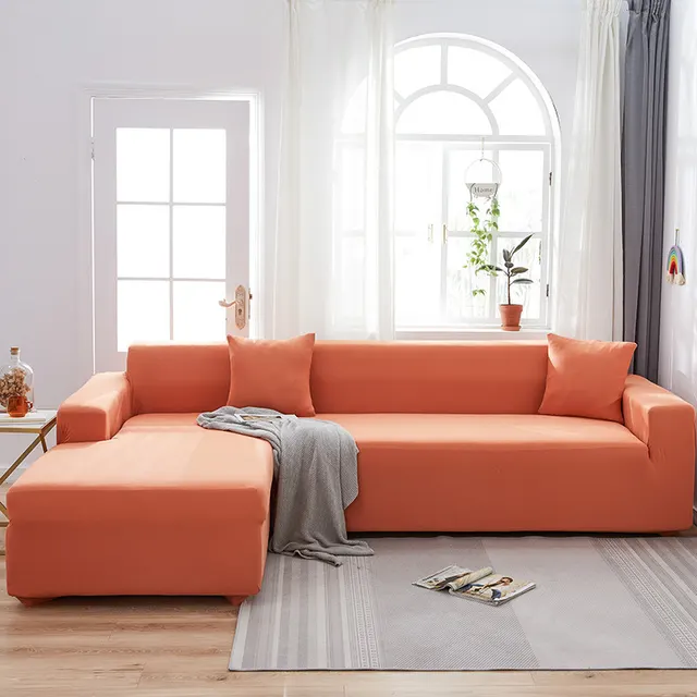Milk Silk Nordic Simple Elastic Non Slip Universal All Inclusive Solid Color Full Cover Sofa Cover 13 Color - Shop at LoveMi