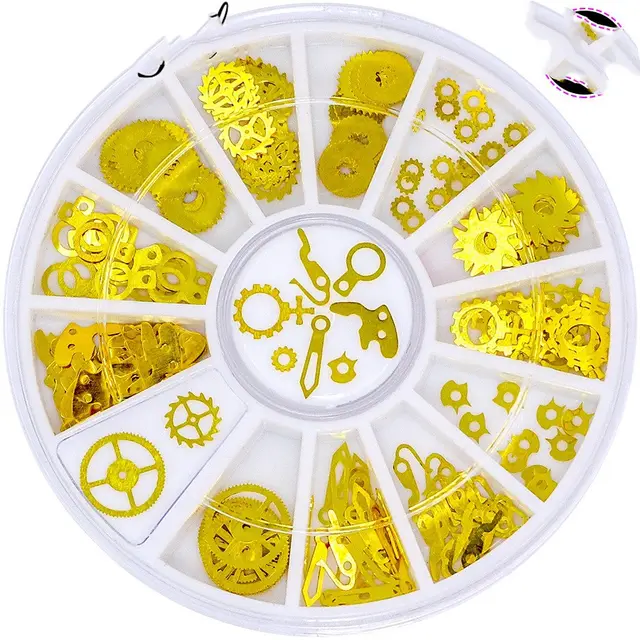 Metal 3D Snowflake Computer Film Thin Patch Nail Patch - Shop at LoveMi