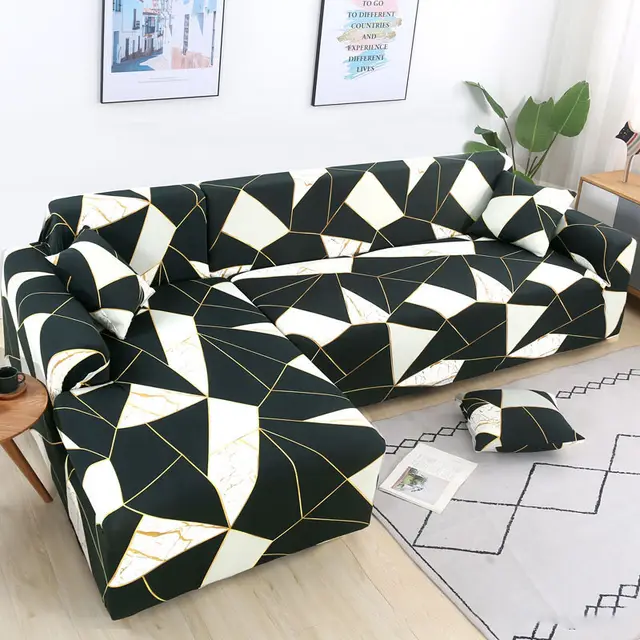 Elastic Sofa Cover, All Inclusive, Four Seasons General Frosted Milk Silk Anti Slip Corner Princess Sofa Towel Four 310Cm - Shop at LoveMi