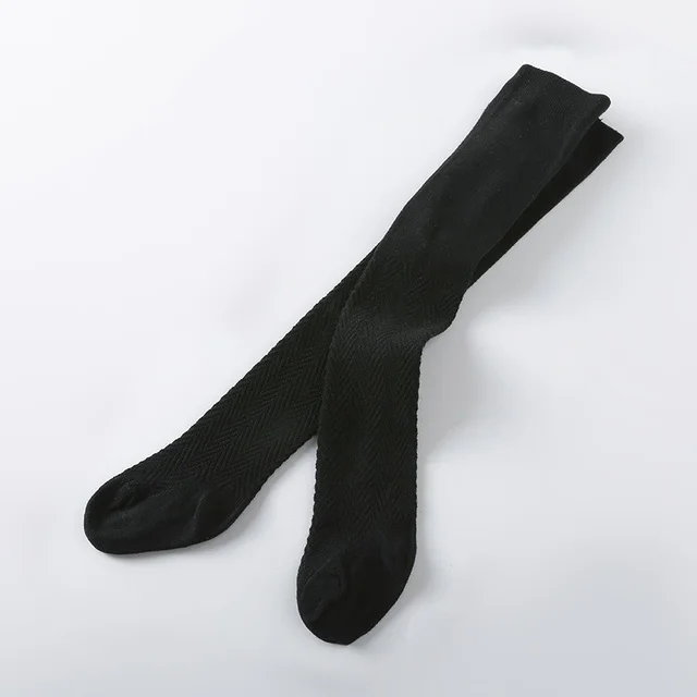Spring And Autumn Wave Baby Baby Pantyhose Girls Comfortable Cotton Children'S Leggings Black - Shop at LoveMi