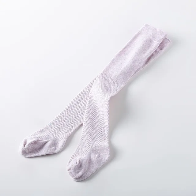 Spring And Autumn Wave Baby Baby Pantyhose Girls Comfortable Cotton Children'S Leggings Purple - Shop at LoveMi