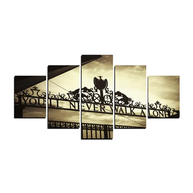 Hd Print Sports Football Liverpool You Will Never Walk Alone5 Joint Painting Decorative Painting Picture Core - Shop at LoveMi