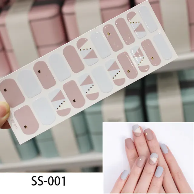 European, American And Japanese Cross Border Gold Stamping 3D Laser Manicure Stickers Colorful Christmas Alphabet Nail Stickers Ss001 - Shop at LoveMi