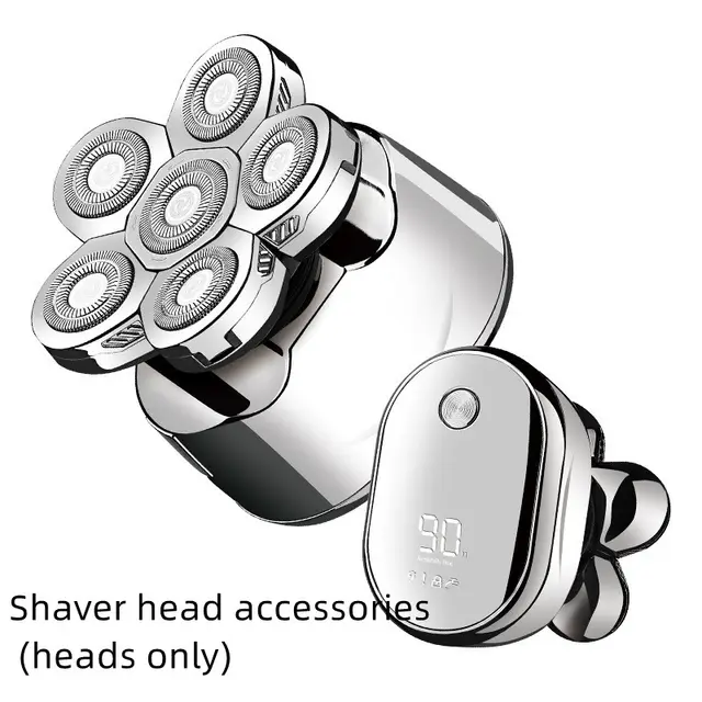 Cross Border New Men's Multi Function Razor Electric Six in one Six Blade Electric Razor Eyebrow Trimming Set Shaving Head Accessories - Shop at LoveMi