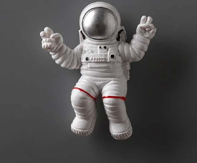 Astronaut Space and Aerospace Fridge Magnet Space Shuttle Magnet Net Red Galaxy Moon Sun Silver Bier - Shop at LoveMi