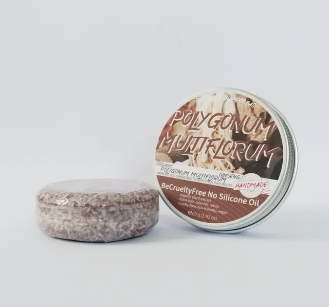 Foreign Trade Silicone Oil Free English Version Polygonum Ginseng Soap Nourishing Soap Shampoo Soap Essential Oil Soap Shampoo Soap Style One Aluminum Box Packagi - Shop at LoveMi