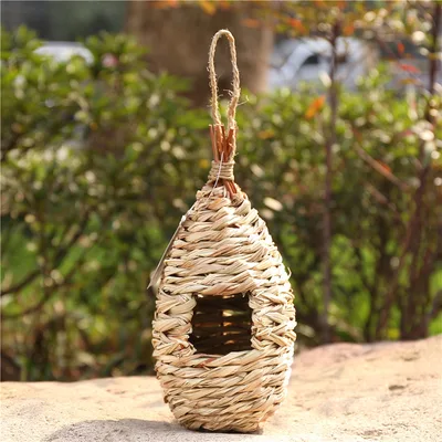 Hand knitted Goods Creative Gardening Decoration Pet Bird's Nest 7Style - Shop at LoveMi