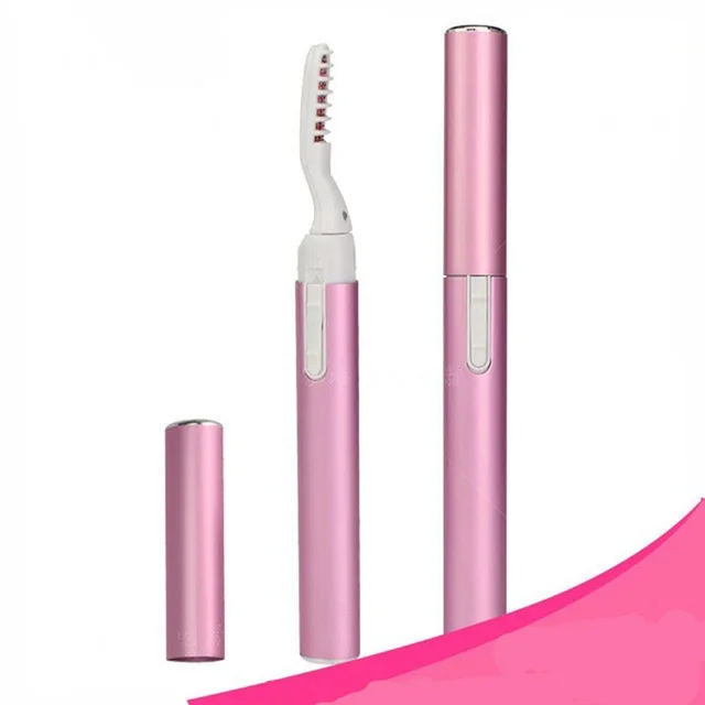 Mini Local Electric Eyelash Curler And Portable Daily Makeup Clip Electric Eyelash Curler Pink Blackhead - Shop at LoveMi