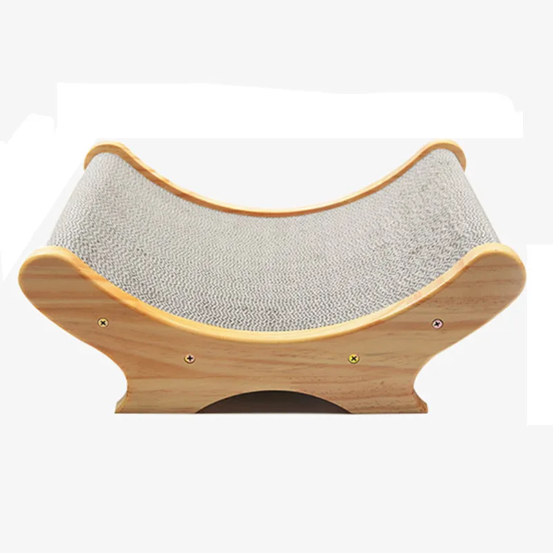Claw Sharpener Cat Toy To Send Catnip Corrugated Paper Bed - Shop at LoveMi