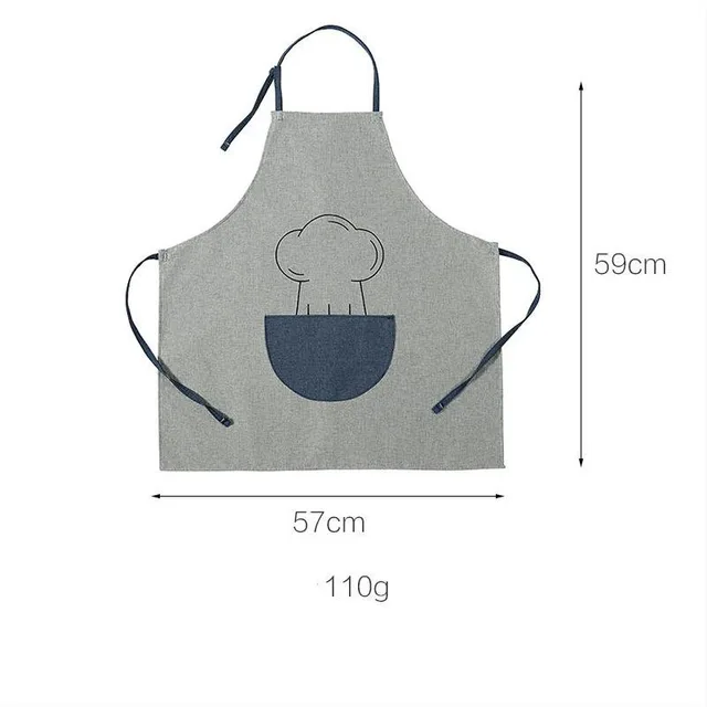Apron Household Kitchen Waterproof And Oil Proof Aqua Green - Shop at LoveMi
