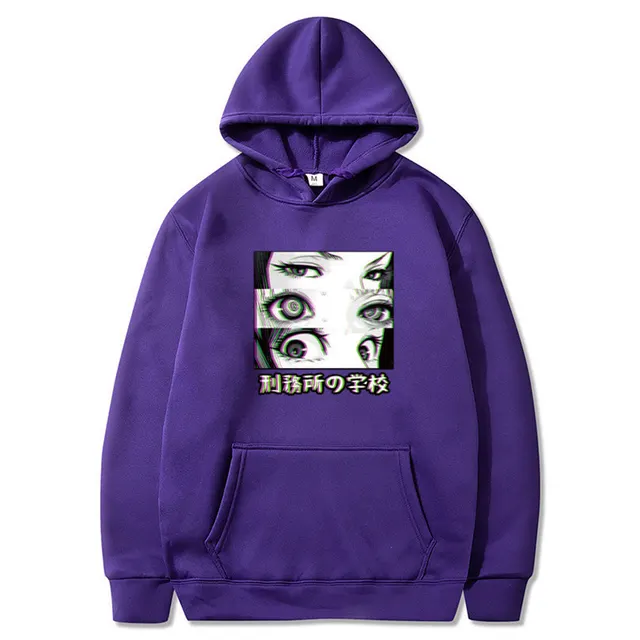 SENPAI Hooded Sweatshirt Men's and Women's Sweatshirt Jacket Purple - Shop at LoveMi