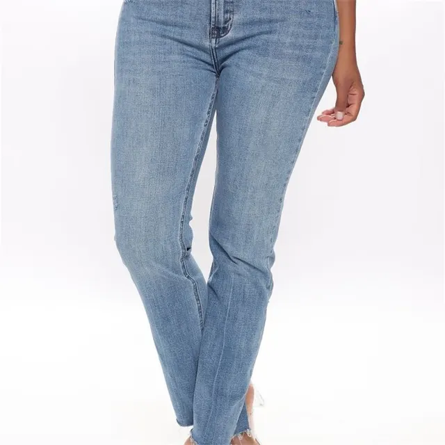 Women's Fashion Stretch Slim Jeans Blue - Shop at LoveMi