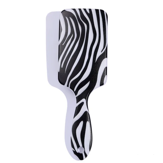 Comb Massage Comb Animal Pattern Hairdressing Comb Cute Cartoon Airbag Comb Plastic Printing Zebra - Shop at LoveMi