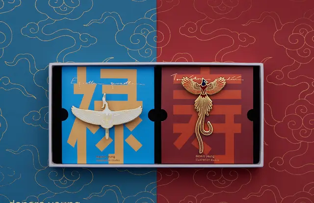 Daparo egret designer''s original brooch, creative badge, for further education, promotion and fortune, Queen''s Day gift - Shop at LoveMi