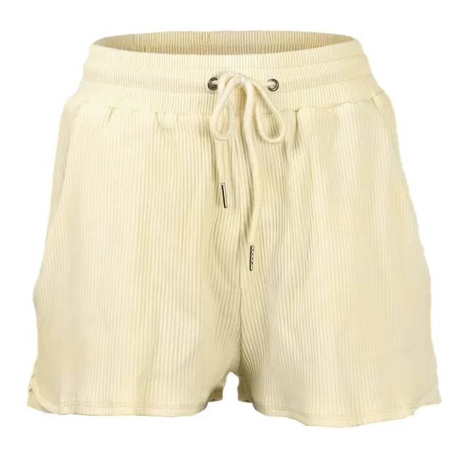 Europe And The United States Autumn And Winter Women'S Cross Border Casual Fashion Shorts Sports Running Fitness Shorts Women White - Shop at LoveMi