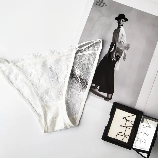 Sexy Transparent Dew Hair Thin Belt Adjustment Underwear Women's Eroticism White - Shop at LoveMi