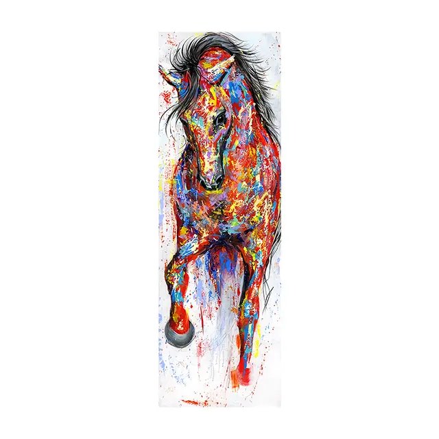 Supply Porch Corridor Watercolor Horse Paintings Home Decoration Painting Living Room Porch Paintings Frameless Painting Core 1 Color - Shop at LoveMi