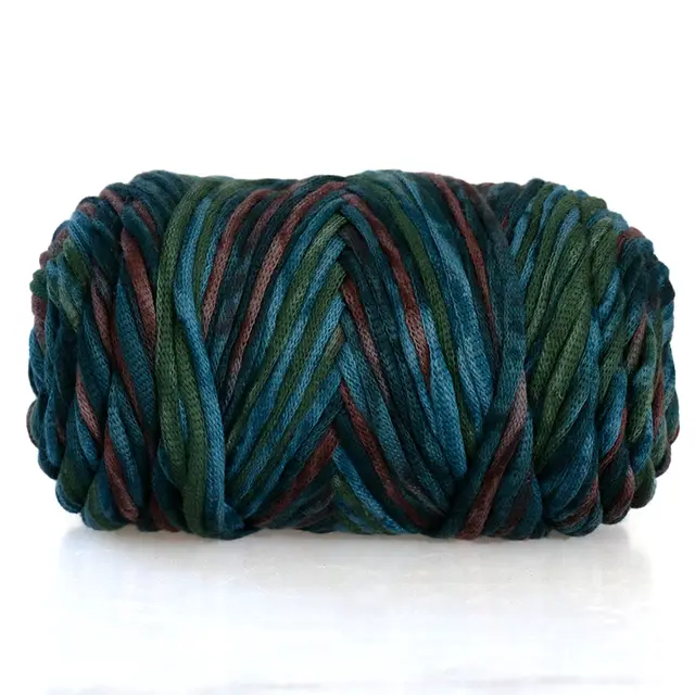 Hand Woven Slippers Thick Wool Thick Yarn Core Filled Cotton Yarn Ball 2 Color - Shop at LoveMi