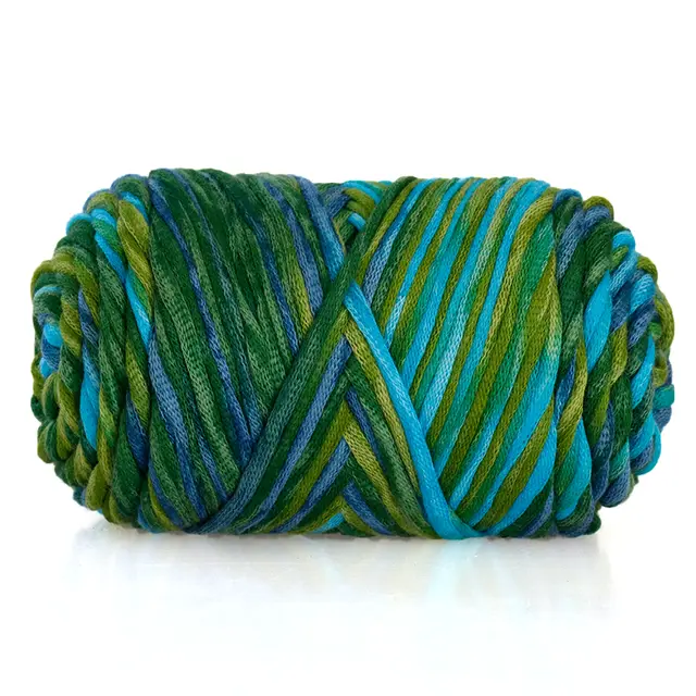 Hand Woven Slippers Thick Wool Thick Yarn Core Filled Cotton Yarn Ball 7 Color - Shop at LoveMi