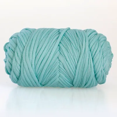 Hand Woven Slippers Thick Wool Thick Yarn Core Filled Cotton Yarn Ball Water Blue - Shop at LoveMi