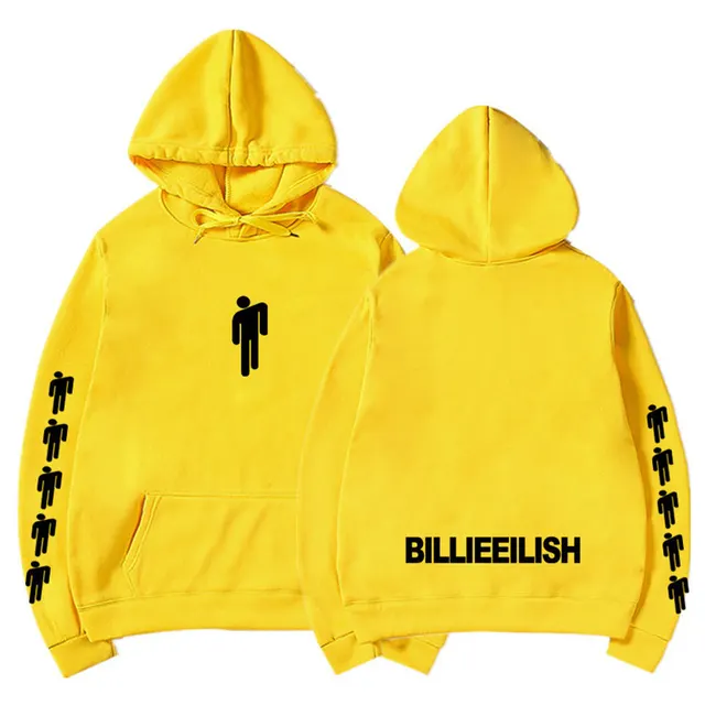 Trendy Sweatshirt Rapper Peripheral Loose Plus Size Hooded Sweater Yellow - Shop at LoveMi
