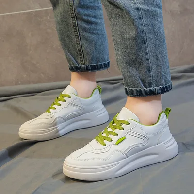 Comfortable Ladies Casual Student Sneakers Green - Shop at LoveMi