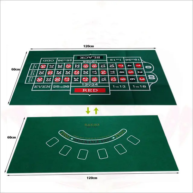 Double Sided Pattern Game Table Cloth Non Woven Texas Hold'Em Table Mat Table Cloth Card Mat - Shop at LoveMi