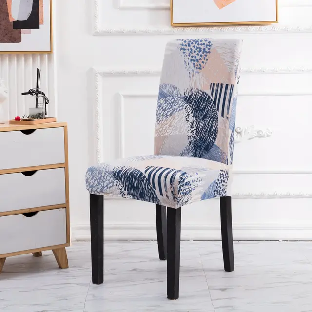 Printed Elastic Chair Cover Household Anti Fouling Chair Cover A32 - Shop at LoveMi