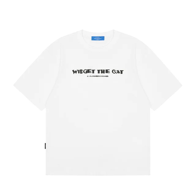 Street Fashion Simple And Fun All Match Couple Short Sleeved T Shirt Top White - Shop at LoveMi