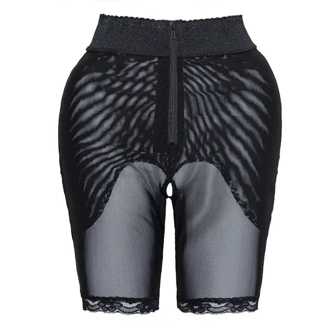 Body sculpting Pants Buttoned Zipper Hip lifting Slim Waist Pants Black - Shop at LoveMi