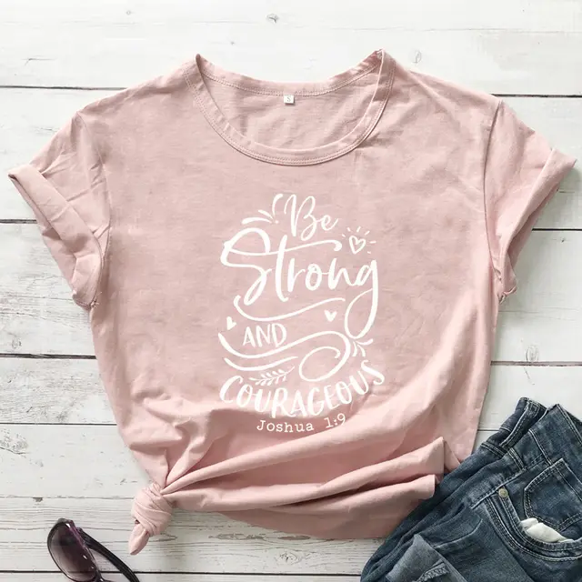 Be Strong And Courageous Joshua European And American Women'S Tops 13 Color - Shop at LoveMi