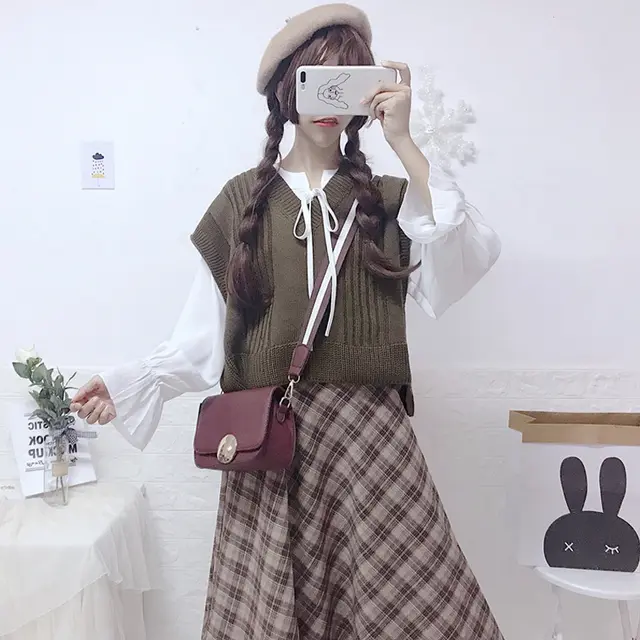 Student Waistcoat Skirt Vest - Shop at LoveMi