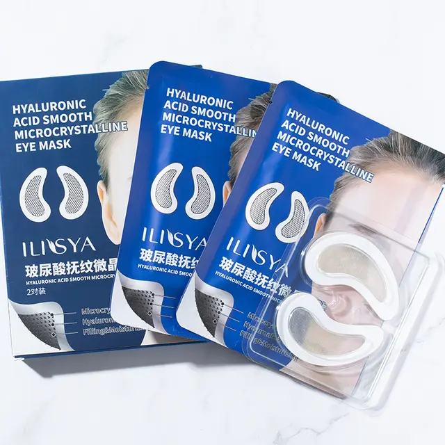 Ilisya Hyaluronic Acid Line Removing Micro Needle Net Red Eye Patch Lifts And Reduces Fine Lines And Wrinkles 2Pcs Normal Specifications - Shop at LoveMi