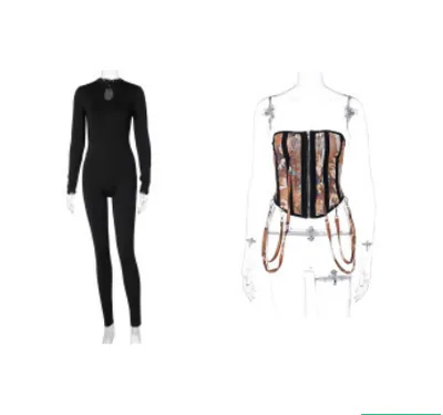 Camouflage all match Sculpting Girdle Wrap Breast Women Black And Bronze - Shop at LoveMi