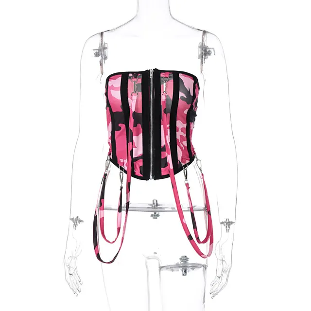 Camouflage all match Sculpting Girdle Wrap Breast Women Pink - Shop at LoveMi