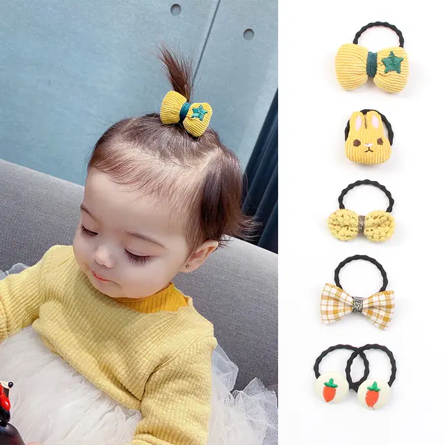 Huang Xiaoniu Baby''s Rubber Band Doesn''t Hurt Her Hair 1Style - Shop at LoveMi