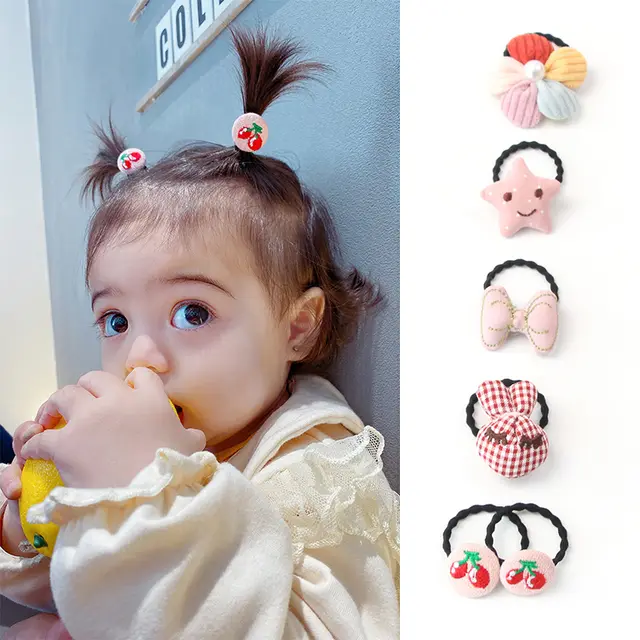 Huang Xiaoniu Baby''s Rubber Band Doesn''t Hurt Her Hair 3Style - Shop at LoveMi