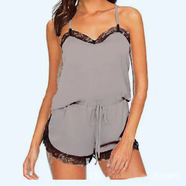 Sexy Lingerie Summer Home Pajamas Grey - Shop at LoveMi