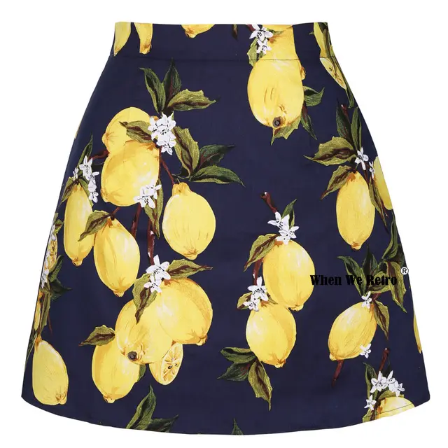 New Summer Cotton Floral Print Women'S Slim Mini Skirt A10 - Shop at LoveMi