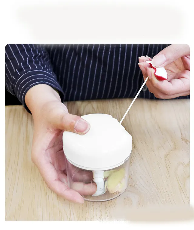 Mini Mashed Garlic Artifact Manual Stainless Steel Hand pulled Garlic Garlic Press Garlic Masher Household Kitchen Tools White - Shop at LoveMi