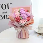 Holding Flowers Purple