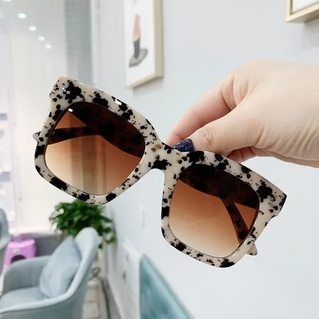 Retro Rivet Sunglasses, Sunglasses, Big Frame All Match Rice Bean Curd - Shop at LoveMi
