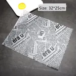 Medium White Newspaper Cushion