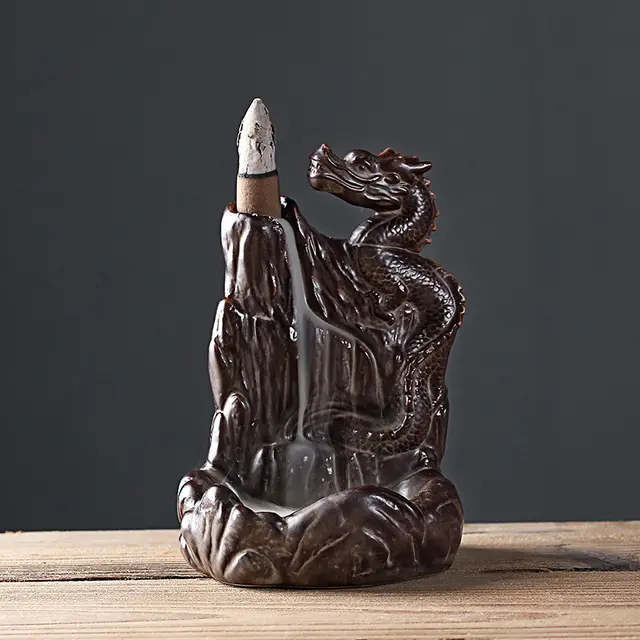 Backflow Incense Burner Ceramic Creative Ornaments - Ceramic Ornaments - View 1