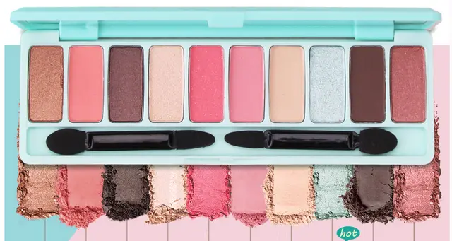 Super Fire Earth Color Eyeshadow Students Beginners Pearl Glitter Waterproof Ice Cream - Shop at LoveMi