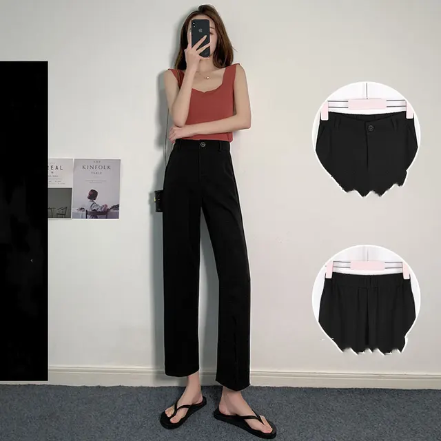 Straight Loose Casual Suit Spring And Autumn Mopping Long Pants - Shop at LoveMi